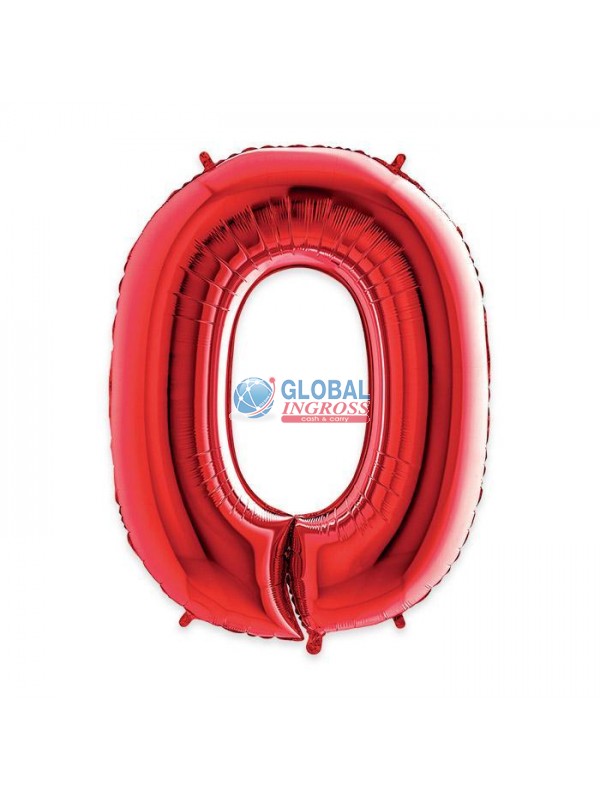 MYLAR NUMERO ROSSO 0 1mt