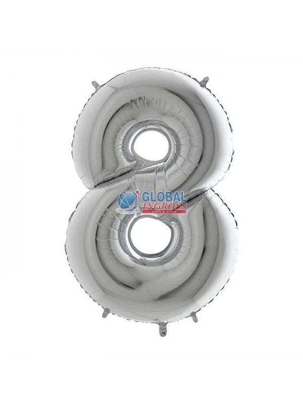 MYLAR NUMERO ARGENTO 8.