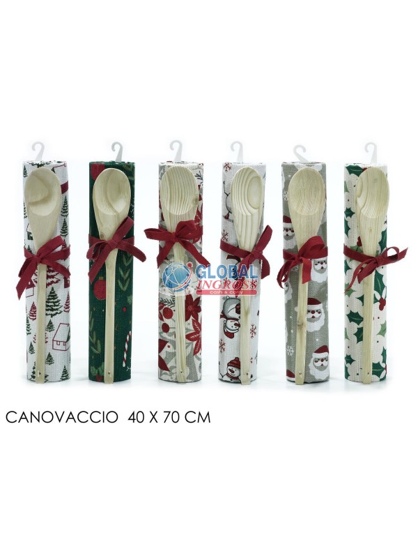 CANOVACCIO C/CUCCHIAIO LEGNO ASS.
