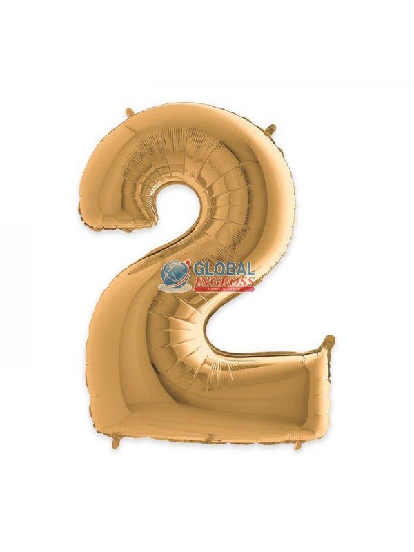 MYLAR NUMERO ORO 2 1mt