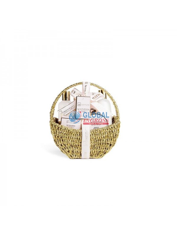 SET SCENTED BATH ROSE 5pz BASKET