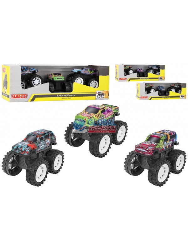 AUTO BIG FOOT METALLO FRIZIONE 3pz