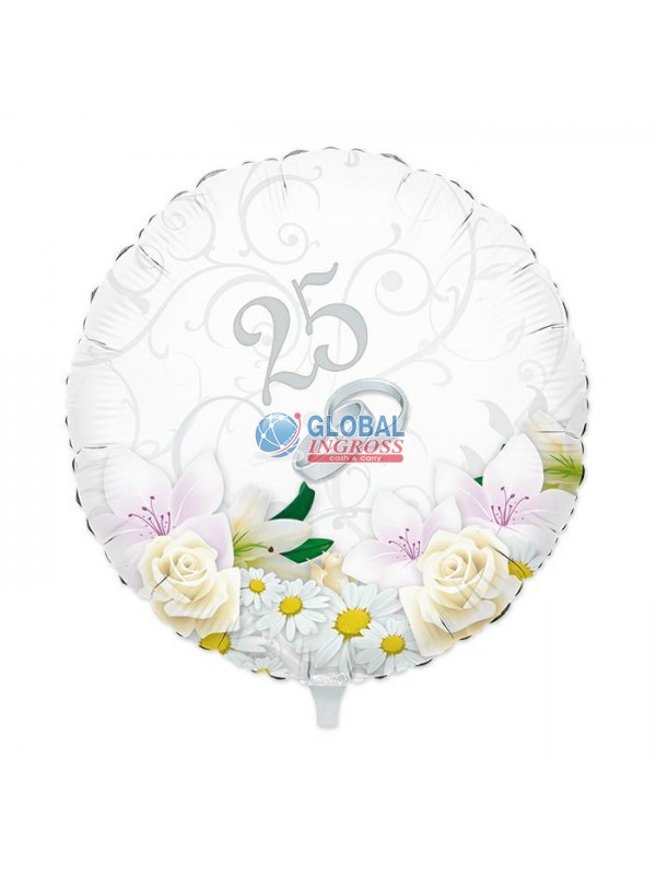 MYLAR 45cm 25'ANNIVERSARIO