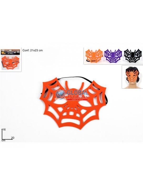 MASCHERA RAGNATELA FELTRO