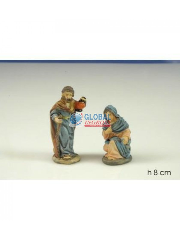 MADONNA / SAN GIUSEPPE 8cm