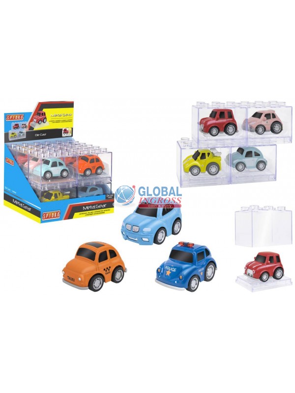 MODELLINO AUTO DIE CASTPLASTIC BOX RETROCARICA