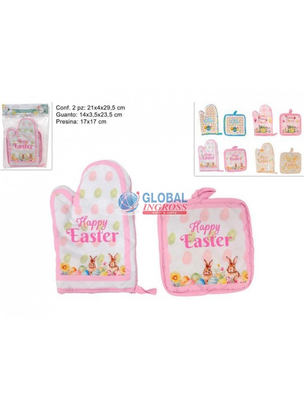 SET CUCINA PASQUA GUANTO E PRESINA COL.ASS.