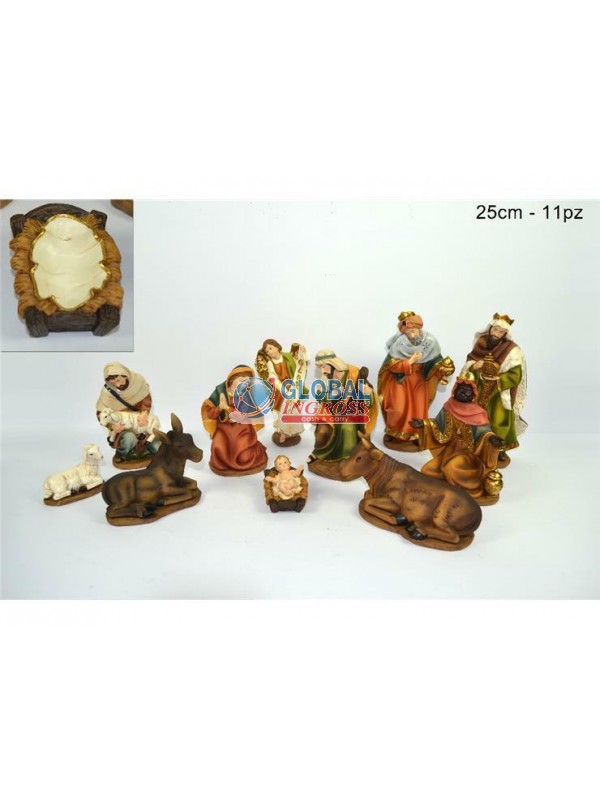 NATIVITA' 25cm 11pz