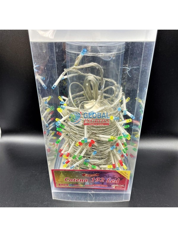 CATENA X ESTERNO PROGRAM. 192LED MULTICOLOR
