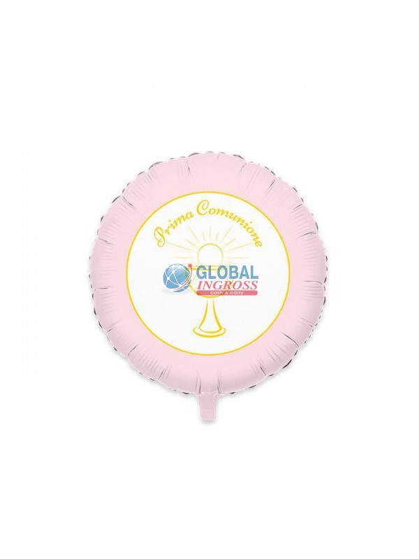 MYLAR 60cm COMUNIONE CHIC ROSA
