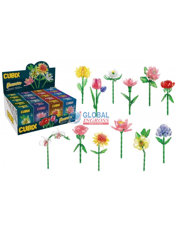 COSTRUZIONI FIORI TRASPARENTI CUBIX