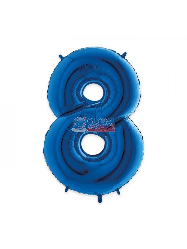 MYLAR NUMERO BLU 8 1mt