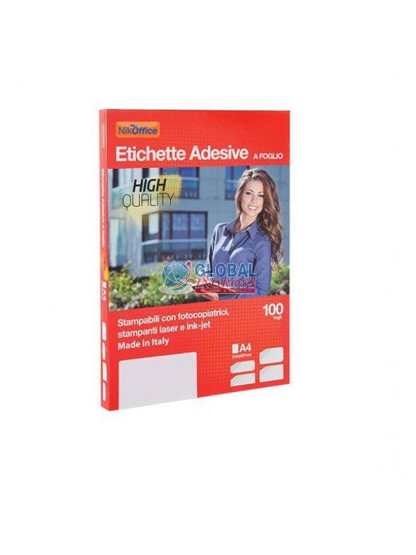 ETICHETTE A4 TONDA D.40