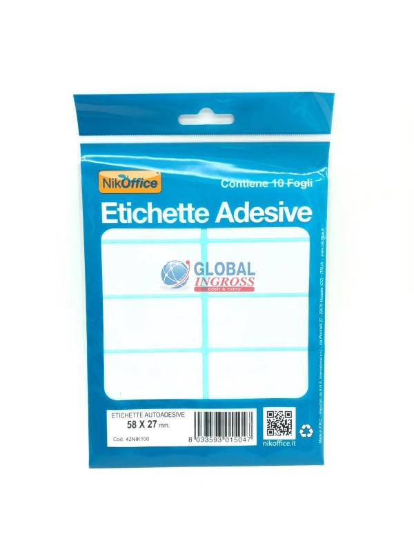 ETICHETTE 58x27