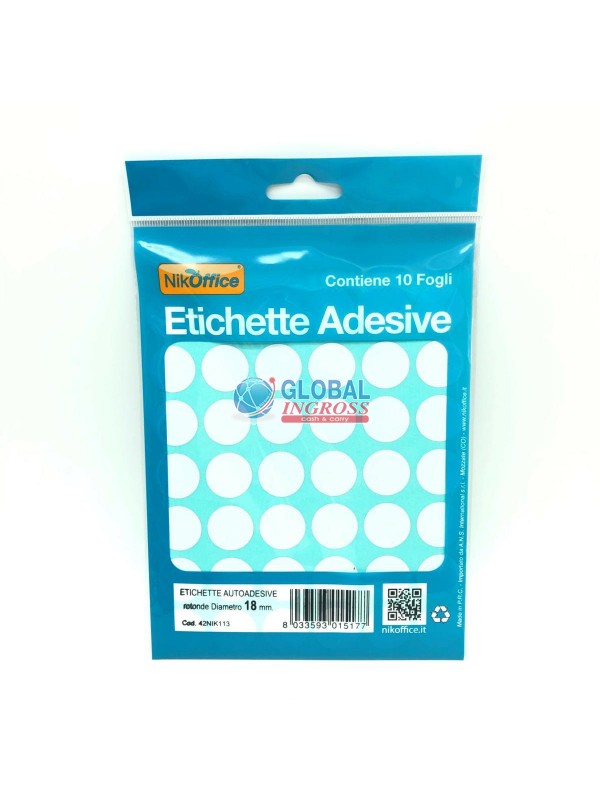 ETICHETTE DIAM.18 10ff
