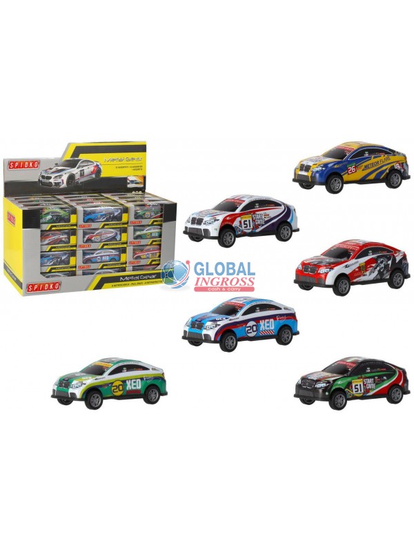 AUTO METALLO 1:43 RETROCARICA