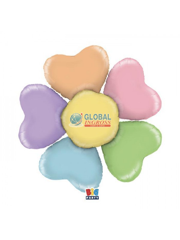 MYLAR RAINBOW FLOWER 108x102