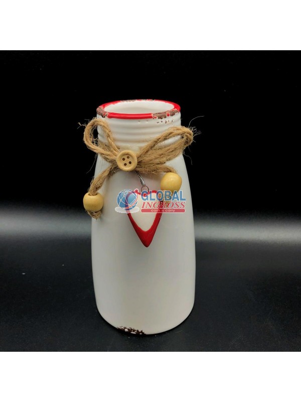 VASO C/JUTA BIANCO