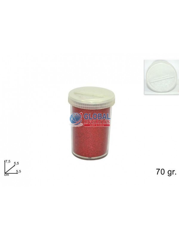 GLITTER 70gr ROSSO