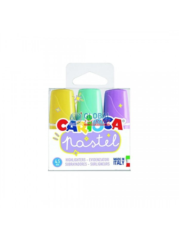 EVIDENZIATORI MINI 3pz PASTEL