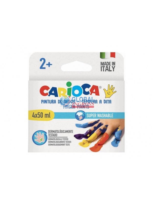 COLORI A DITA CARIOCA 4x50ml