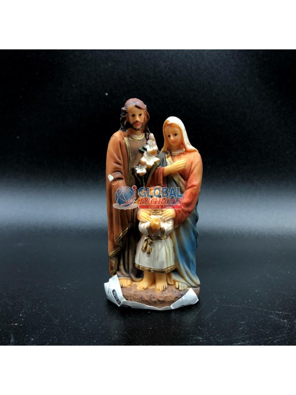 STATUA SACRA FAMIGLIA 8cm