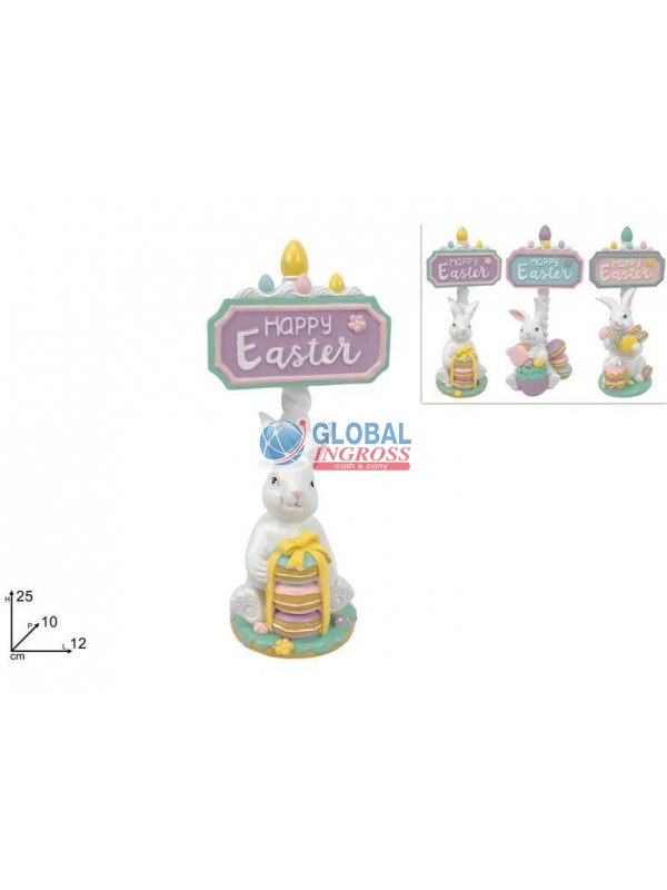 DECORAZIONE INSEGNA PASQUALE HAPPY EASTER