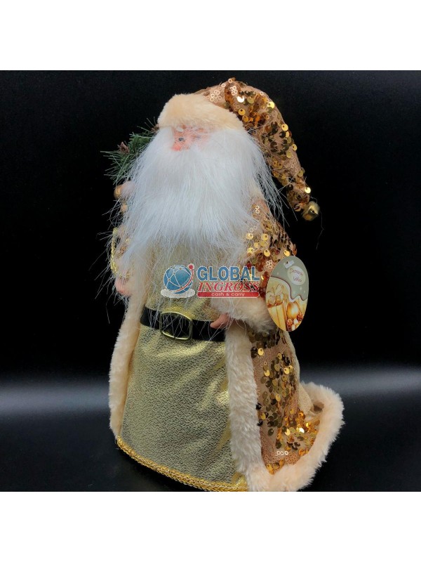 BABBO NATALE ORO 30cm