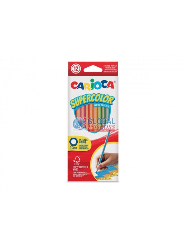 CARIOCA SUPERCOLOR 12 PASTELLI LEGNO