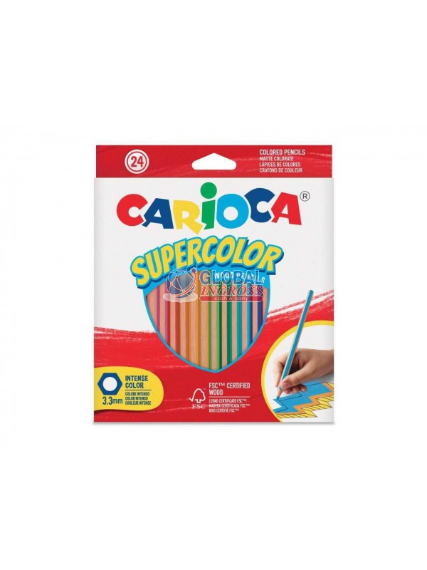 CARIOCA SUPERCOLOR 24 PASTELLI LEGNO