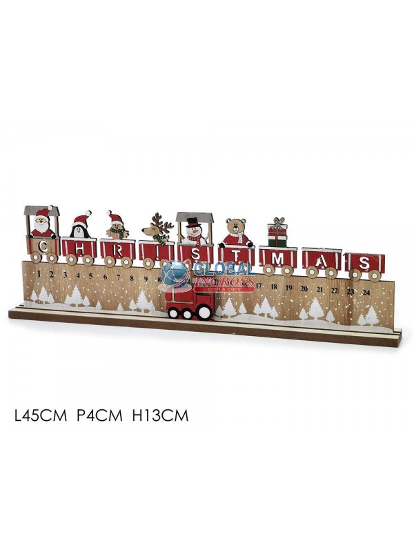 CALENDARIO LEGNO C/PERSONAGGIO ROSSO