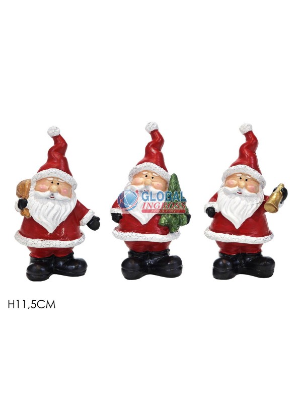 BABBO NATALE 11,5cm ASS.