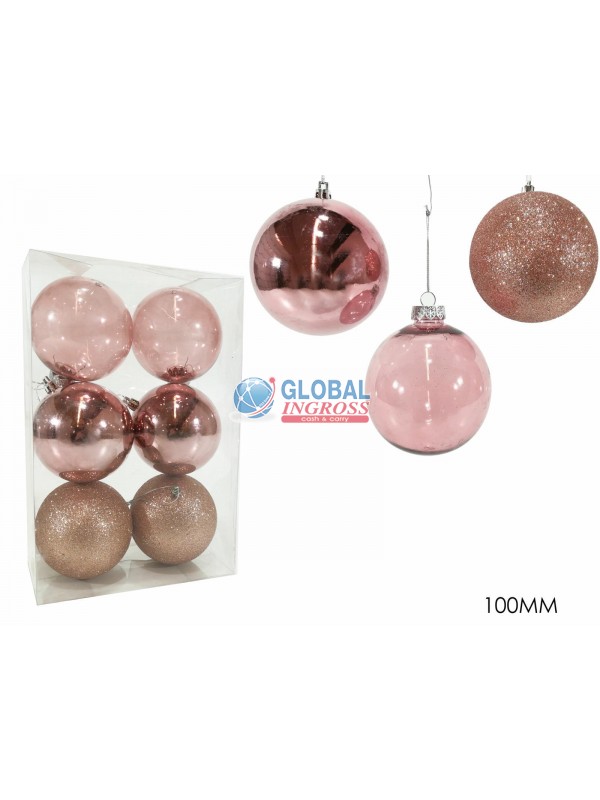 PALLE ROSE GOLD 10cm 6pz
