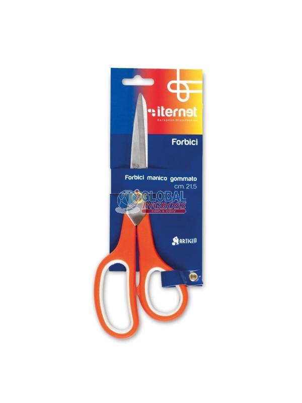 FORBICI MANICO GOMMATO 21,5cm