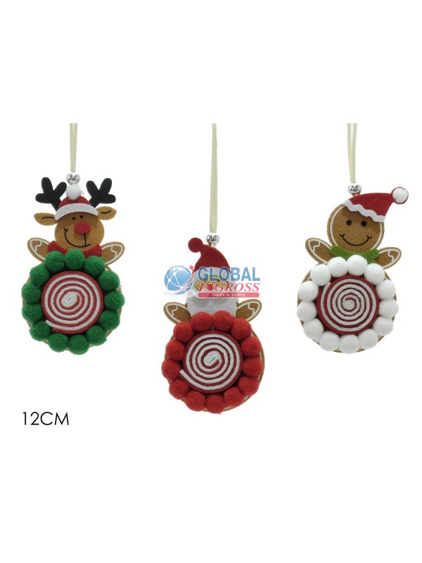 APPENDINO NATALE 12cm ASS.