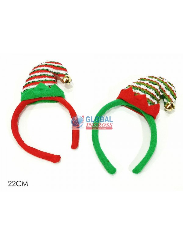 CERCHIETTO C/CAPPELLO ELFO 22cm