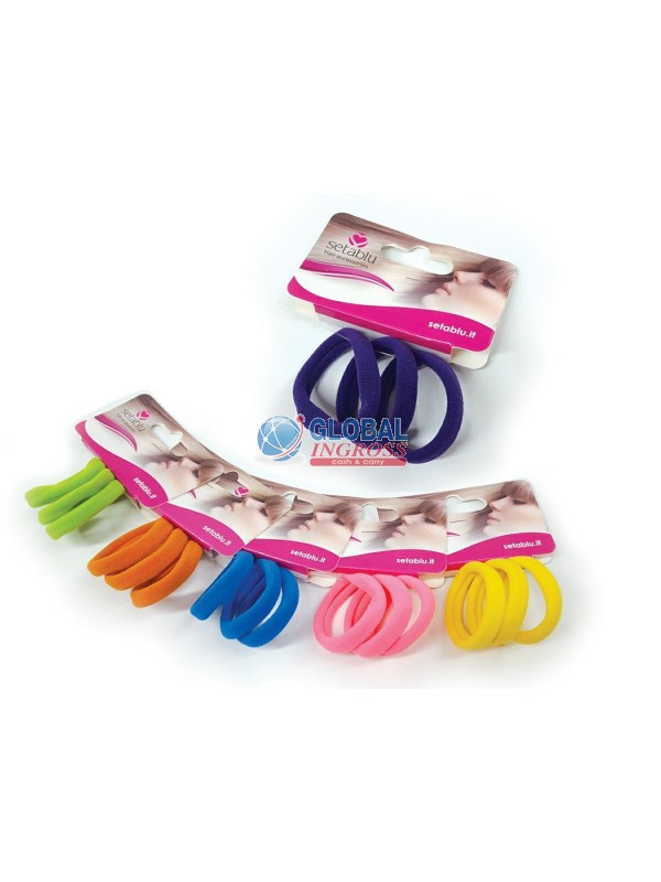 ELASTICI COLORATI 3pz SOTTILI