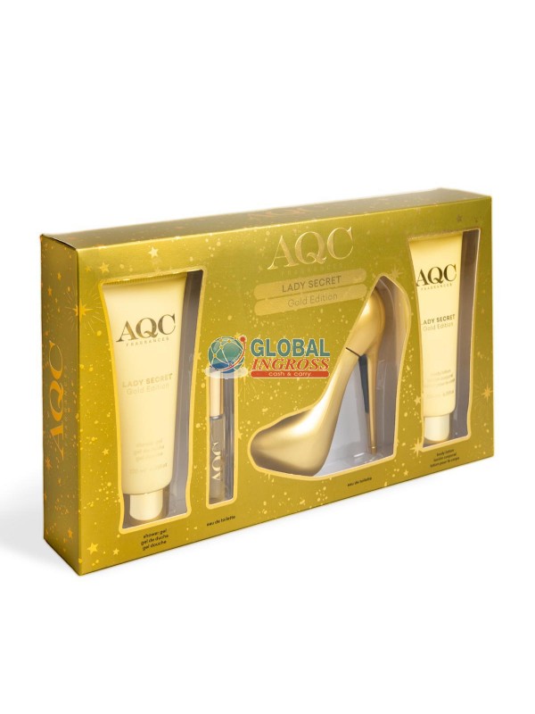 SET SCENTED LADY SECRETGOLD EDITION 4pz