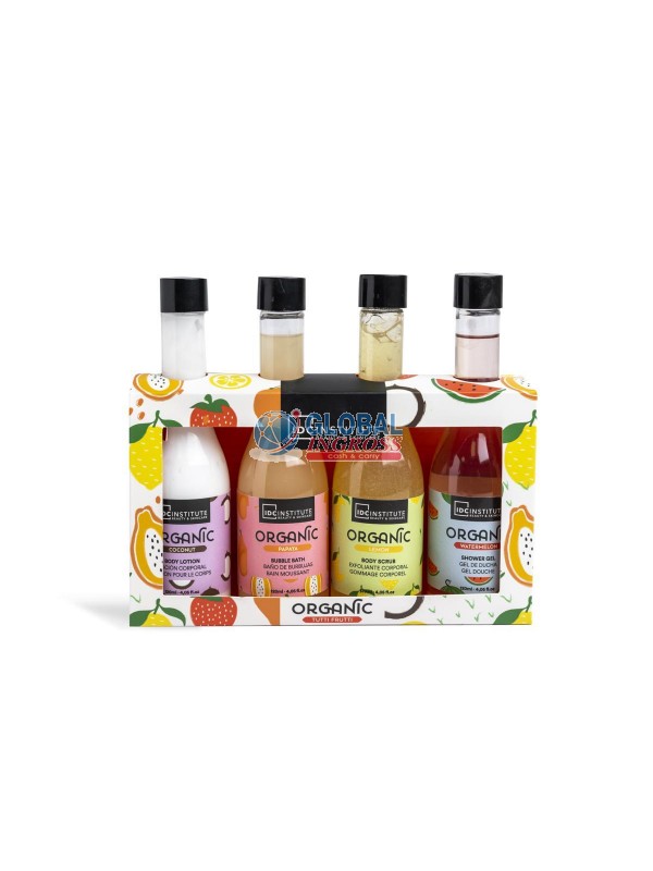 SET SCENTED ORGANIC 4 BOTTLE GIFT SET