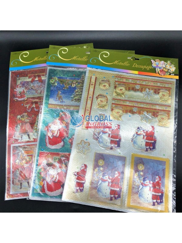 STICKERS NATALE CLASSICMETAL   .m