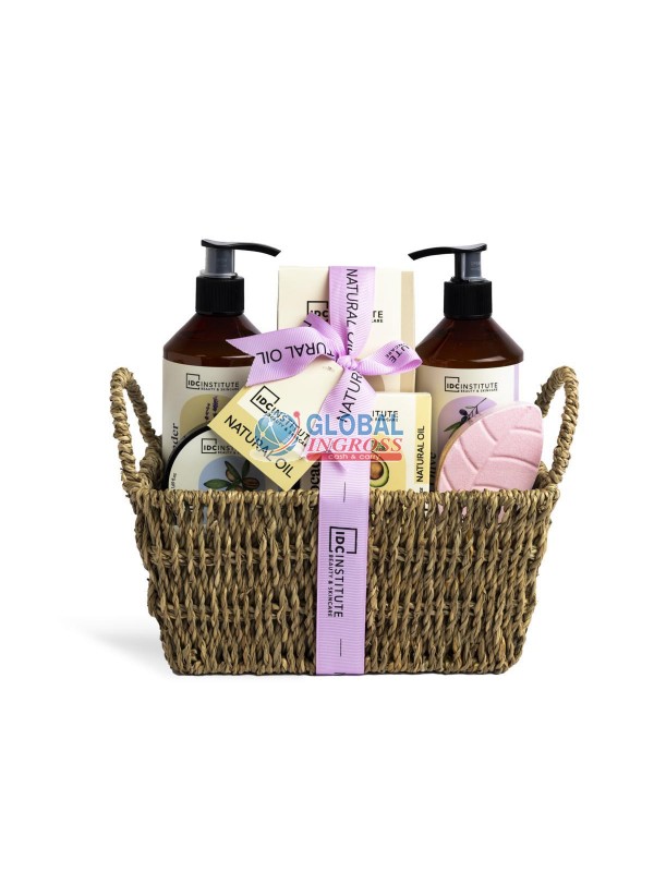 SET SCENTED NATURAL OIL6pz BASKET