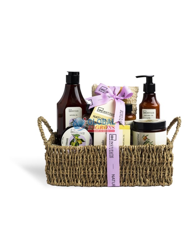 SET SCENTED NATURAL OILCOMPLETE BASKET