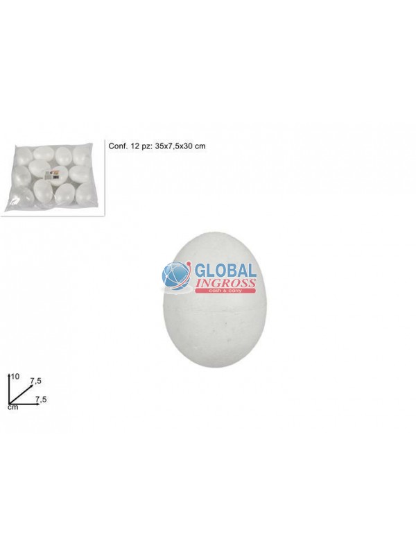 UOVA POLISTIROLO 10cm 12pz