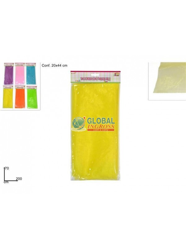 ORGANZA 70x200 ASS. BLISTER COLORI SPRING