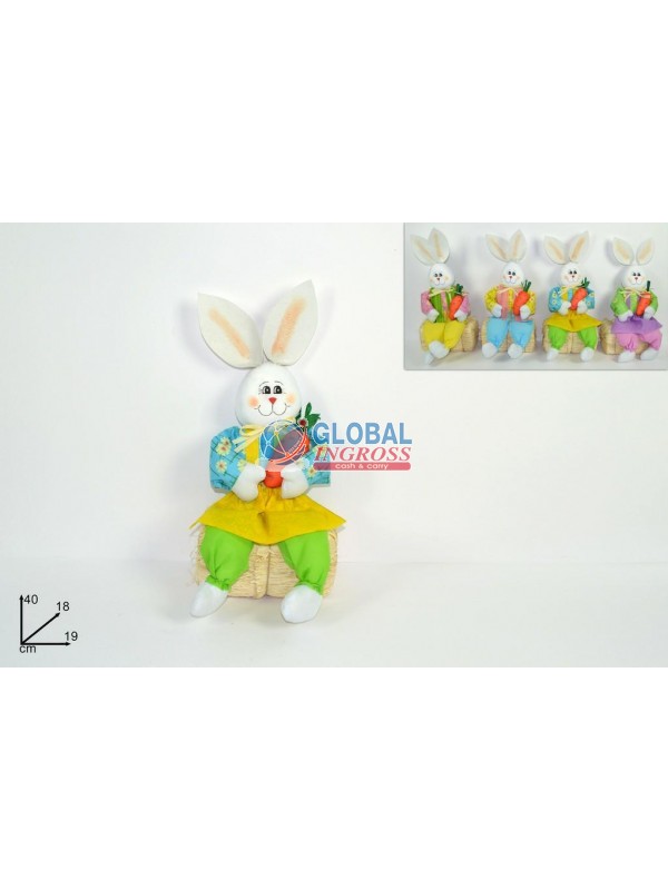 CONIGLIO SEDUTO S/BALLA40cm