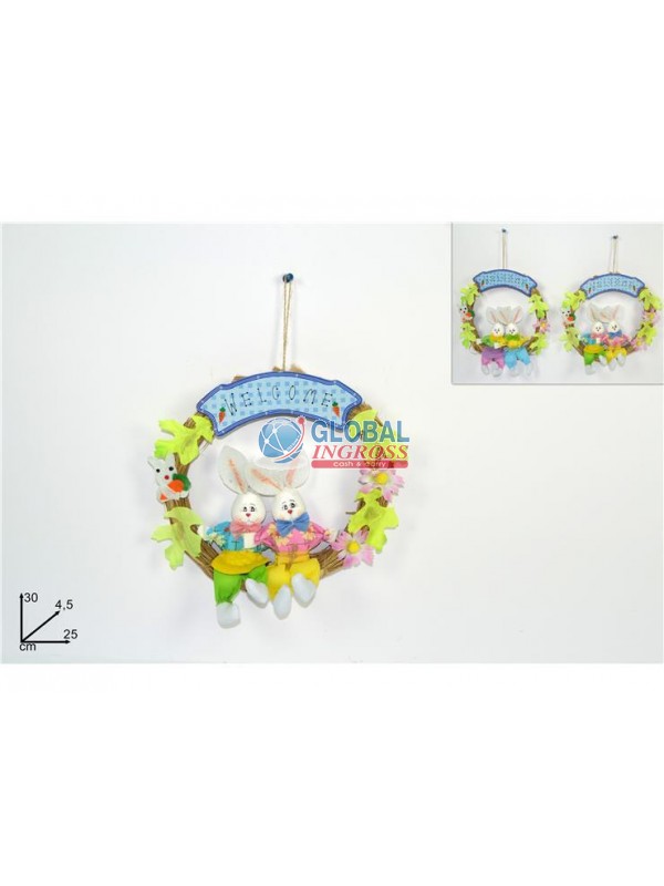 DIETROPORTA C/2 CONIGLI30cm