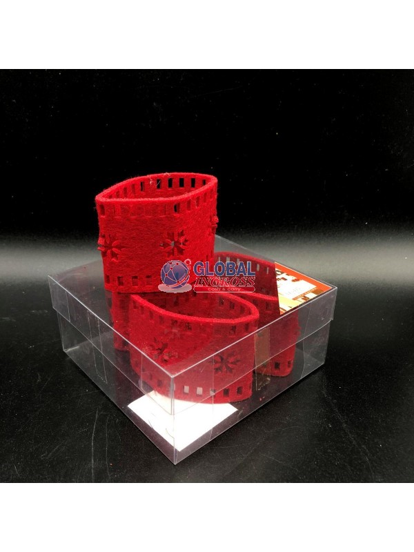 PORTATOVAGLIOLI ROSSI 4pz