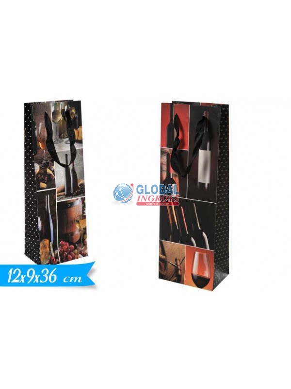 SHOPPER P/BOTTIGLIA 12x9x36