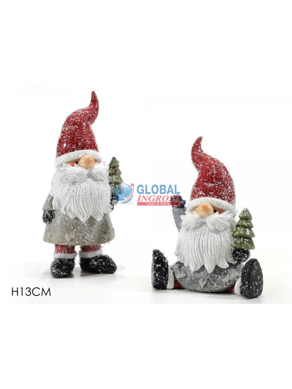 BABBO NATALE 13cm ASS.