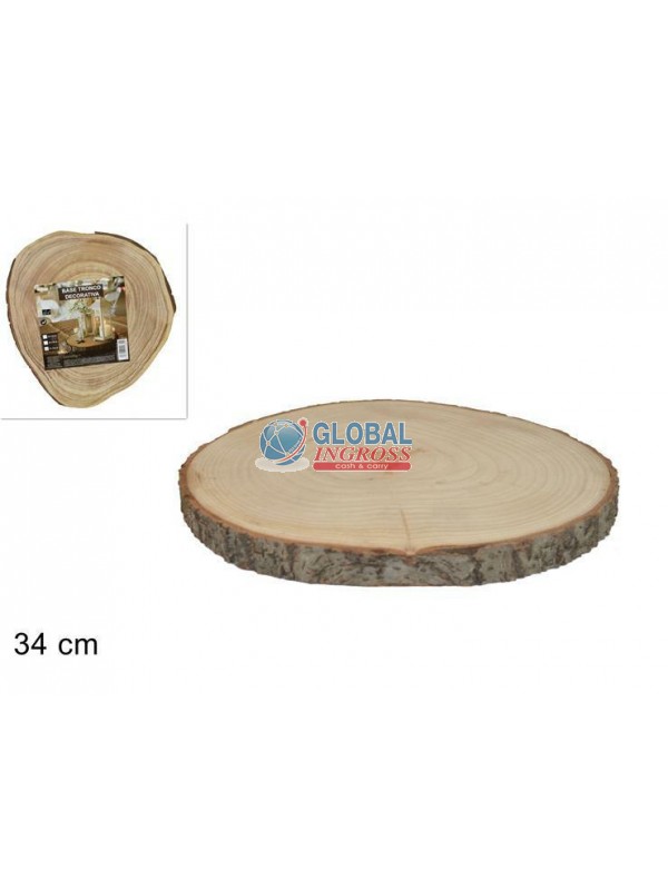 SOTTOPIATTO BASE LEGNO 34cm